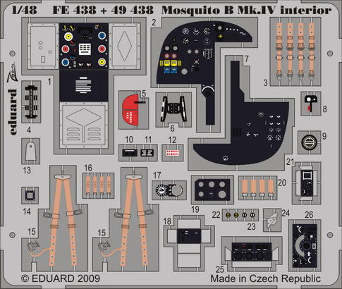 Mosquito B Mk.IV interior S.A. 1/48 
