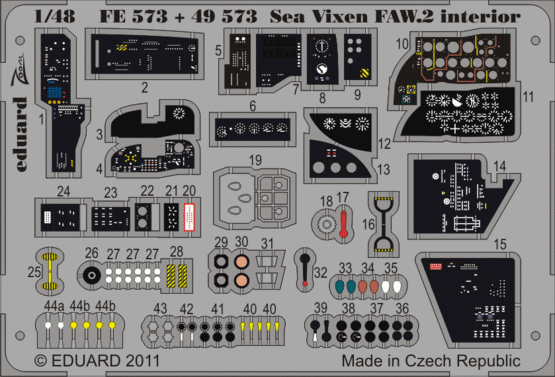 Sea Vixen FAW.2 interior S.A. 1/48 