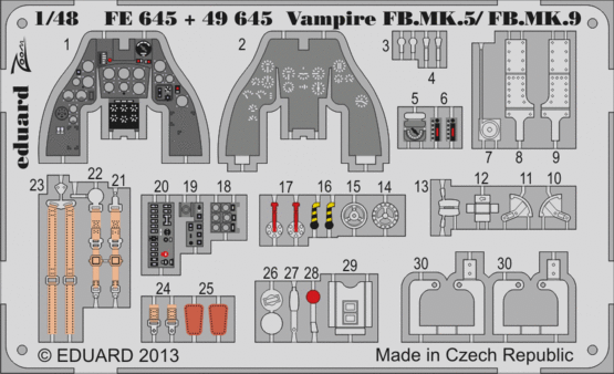 Vampire FB.MK.5/FB.MK.9 S.A. 1/48 