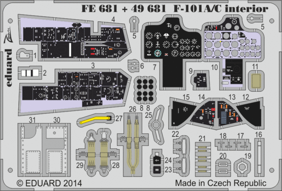 F-101A/C interior S.A. 1/48 