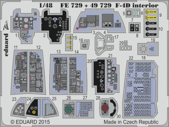 F-4D interior S.A. 1/48 
