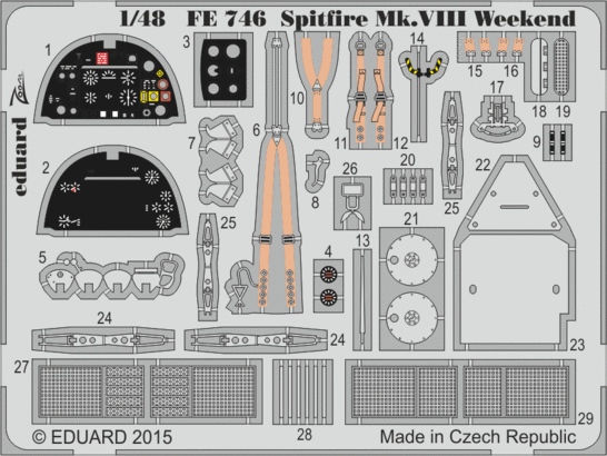 Spitfire Mk.VIII Weekend 1/48 