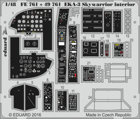 EKA-3 Skywarrior interior 1/48 