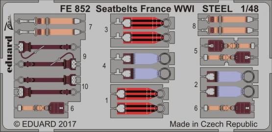Seatbelts France WWI STEEL 1/48 