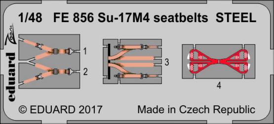 Su-17M4 seatbelts STEEL 1/48 