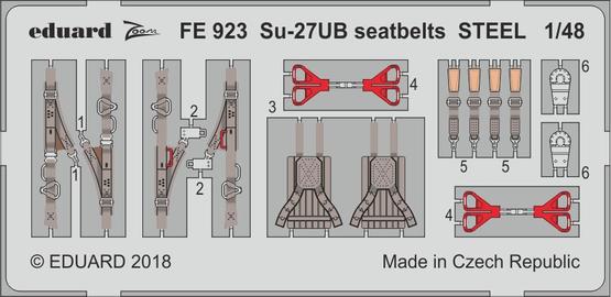 Su-27UB seatbelts STEEL 1/48 