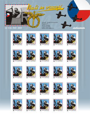 Postal stamp sheet - „Nasi se vraceji“ / Czech Post 