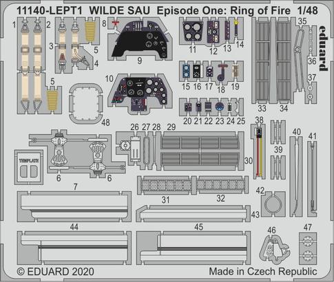 WILDE SAU Episode One: Ring of Fire PE-set 1/48 