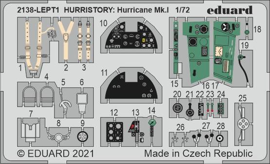 HURRISTORY: Hurricane Mk.I PE-set 1/72  - 1