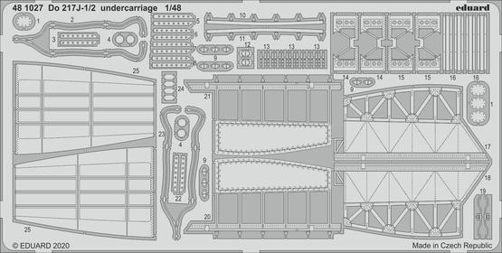 Do 217J-1/2 undercarriage 1/48 