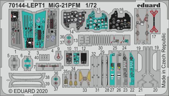 MiG-21PFM PE-set 1/72 
