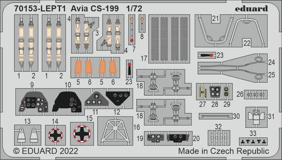 Avia CS-199 PE-set 1/72 