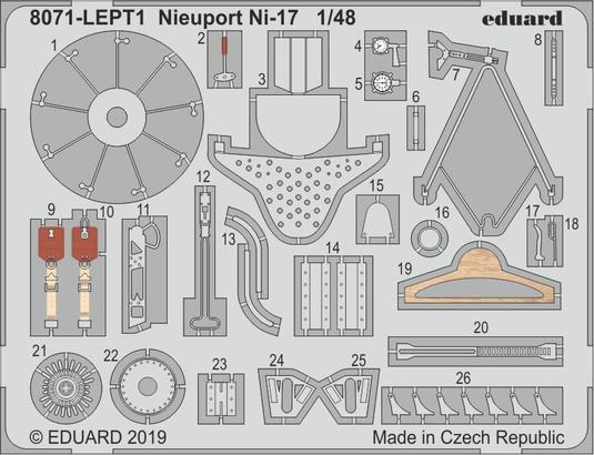 Nieuport Ni-17 PE-set 1/48 