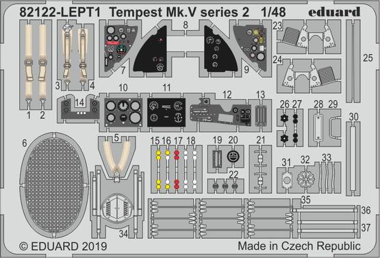 Tempest Mk.V series 2 PE-set 1/48 