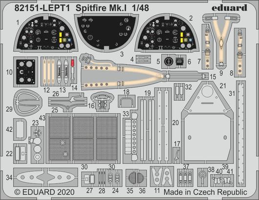 Spitfire Mk.I PE-set 1/48 