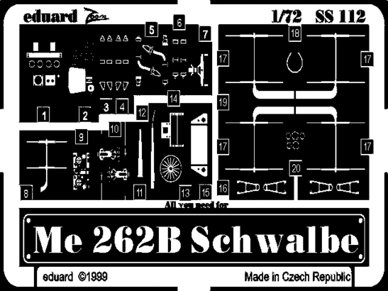 Me 262B Schwalbe 1/72 