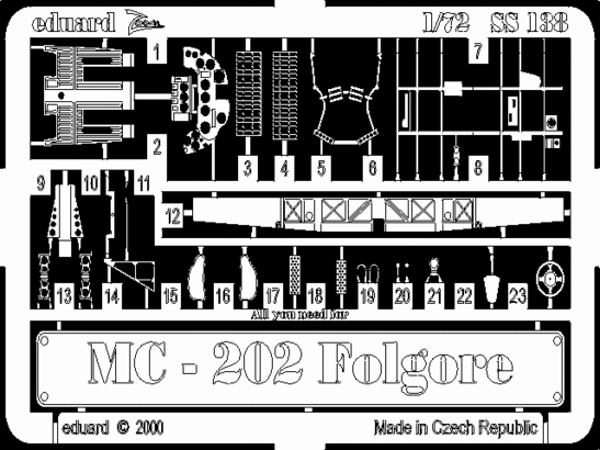 MC 202 Folgore 1/72 