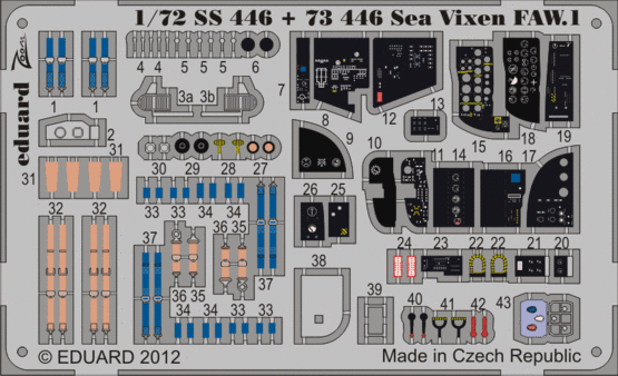Sea Vixen FAW.1 interior S.A. 1/72 