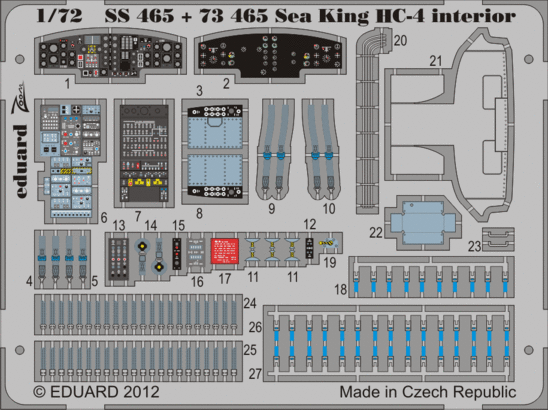 Sea King HC-4 interior S.A. 1/72 