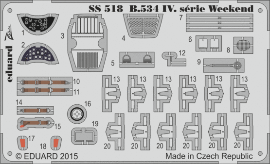Avia B.534 IV. serie Weekend  S.A. 1/72 