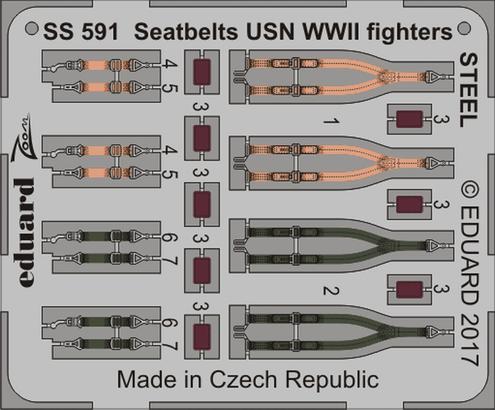 Seatbelts USN WWII fighters STEEL 1/72 