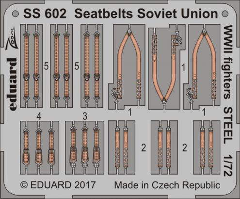 Seatbelts Soviet Union WW2 fighters STEEL 1/72 