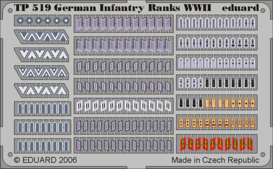 German Infantry Ranks WWII 1/35 
