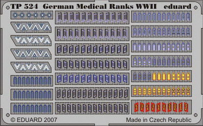 German Medical Ranks WWII 1/35 