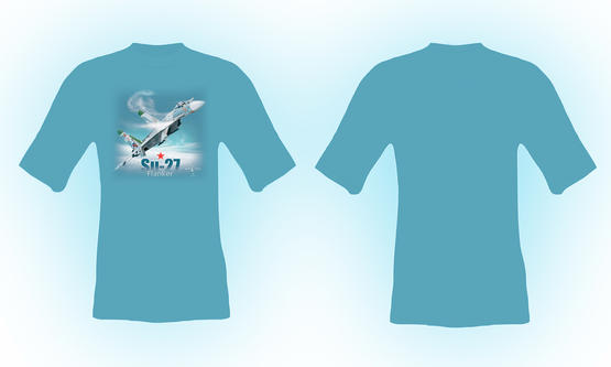 T-Shirt Su-27 (XXL)  - 1