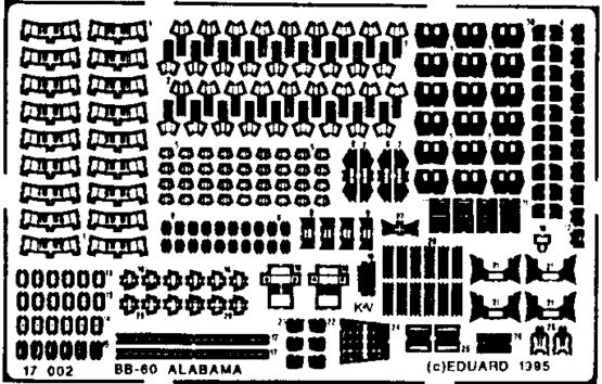 USS Alabama 1/700  - 2