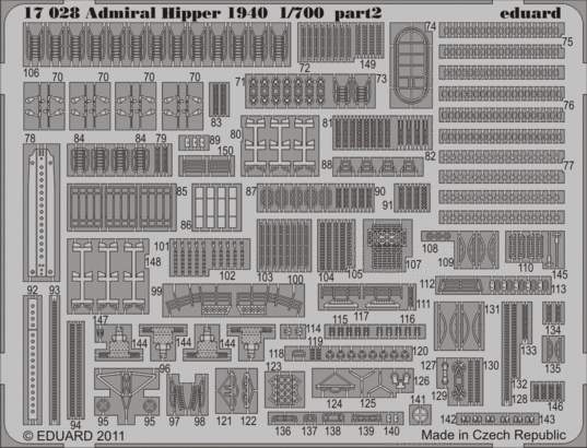 Admiral Hipper 1940 1/700  - 2