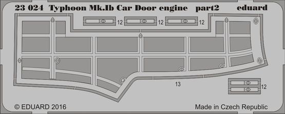 Typhoon Mk.Ib Car Door engine 1/24  - 2