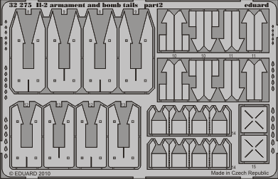 Il-2 armament and bomb tails 1/32  - 2