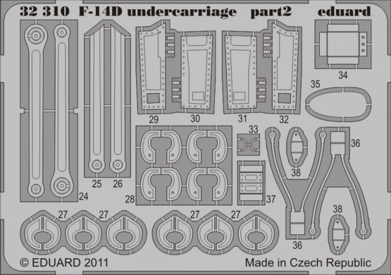 F-14D undercarriage 1/32  - 2