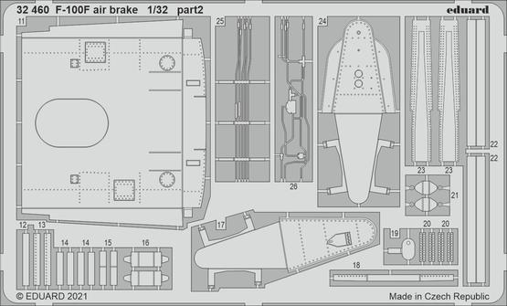 F-100F air brake 1/32  - 2