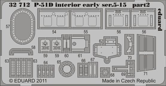 P-51D interior early ser.5-15 S.A. 1/32  - 2