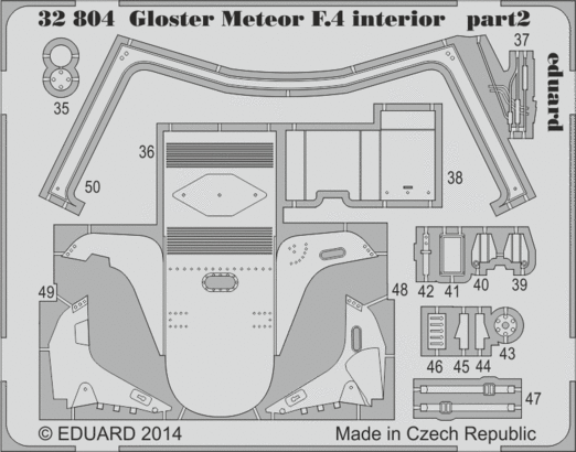 Gloster Meteor F.4 interior S.A. 1/32  - 2