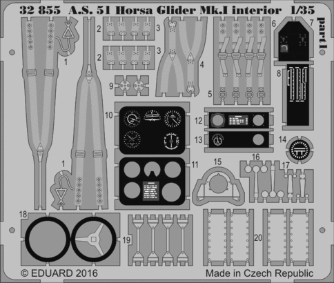A.S. 51 Horsa Glider Mk.I interior 1/35  - 2
