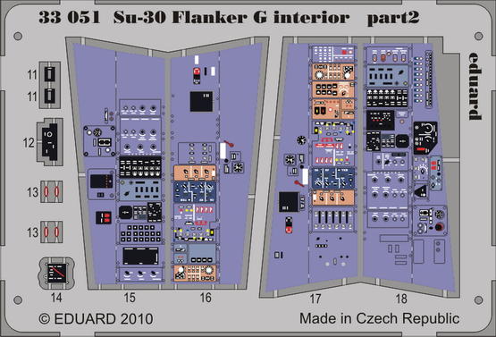 Su-30 Flanker G interior S.A. 1/32  - 2