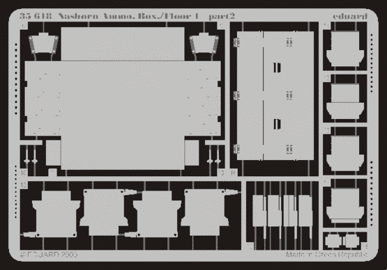 Nashorn Ammo. Box/Floor 1 1/35  - 2
