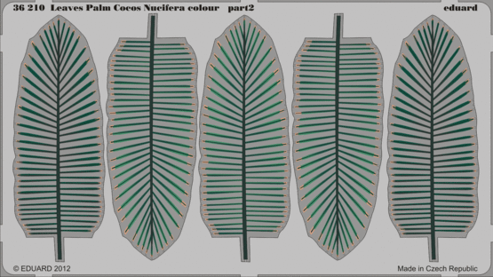 Leaves Palm Cocos Nucifera colour 1/35  - 2