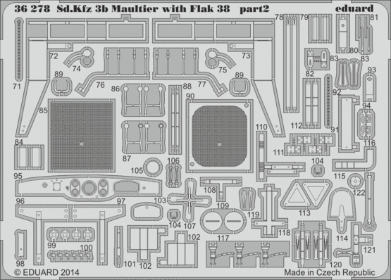 Sd.Kfz 3b Maultier with Flak 38 1/35  - 2