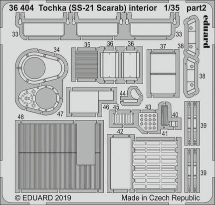 Tochka (SS-21 Scarab) interior 1/35  - 2
