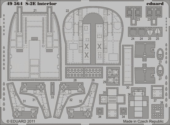 S-2E interior S.A. 1/48  - 2