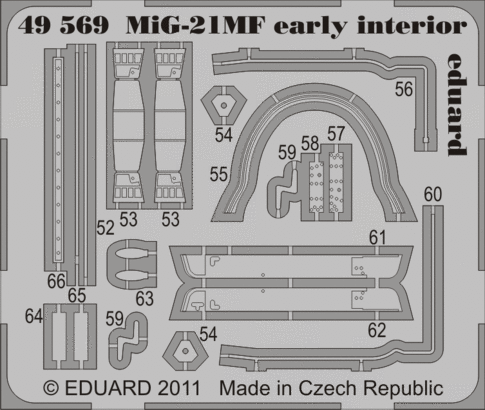 MiG-21MF interior 1/48  - 2