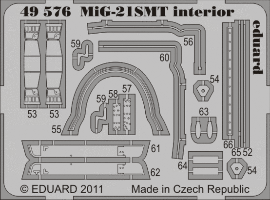 MiG-21SMT interior 1/48  - 2