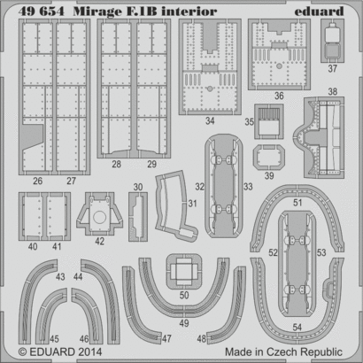 Mirage F.1B interior S.A. 1/48  - 2