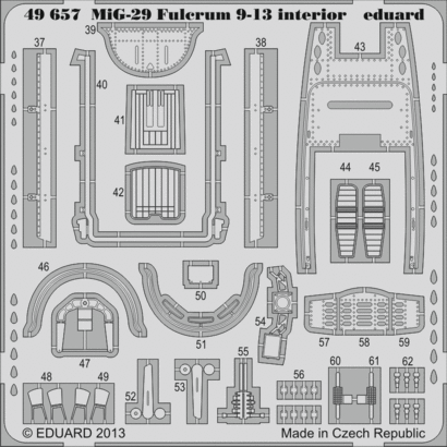 MiG-29 Fulcrum 9-13 interior S.A. 1/48  - 2