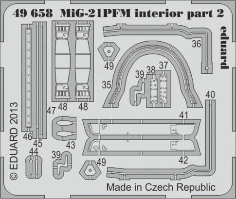 MiG-21PFM interior 1/48  - 2