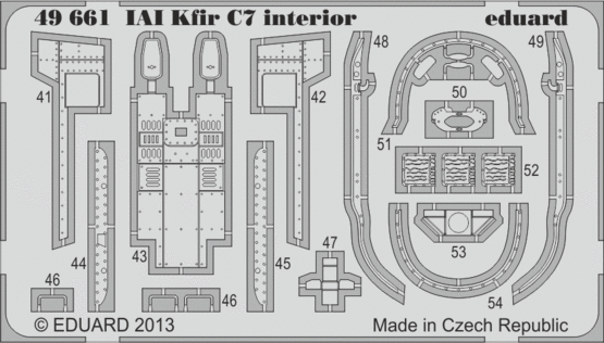 IAI Kfir C7 interior S.A. 1/48  - 2